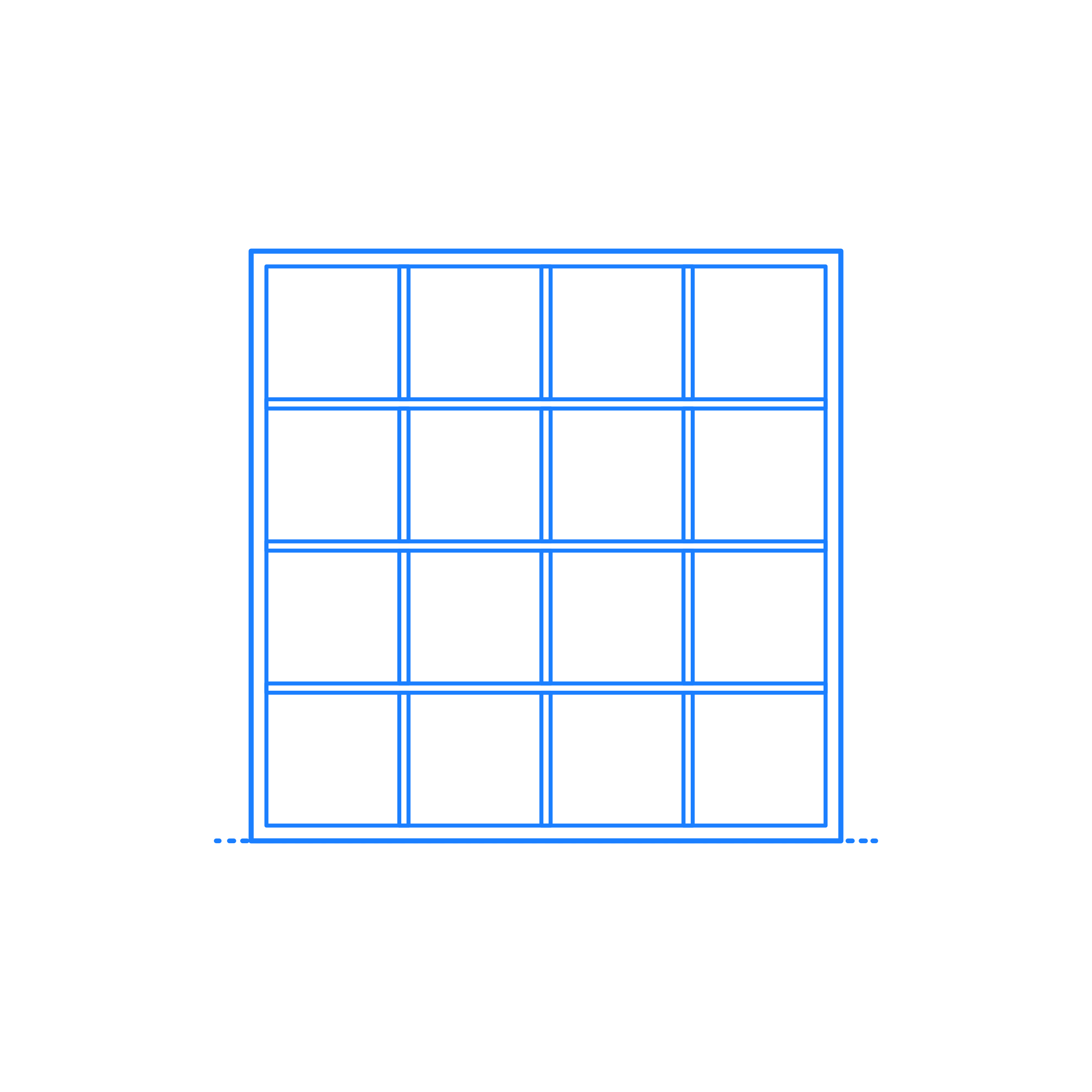 Furniture Bookcases Ikea Kallax Shelf Unit 4X4 Sticker Outline Svg File Free Vectors